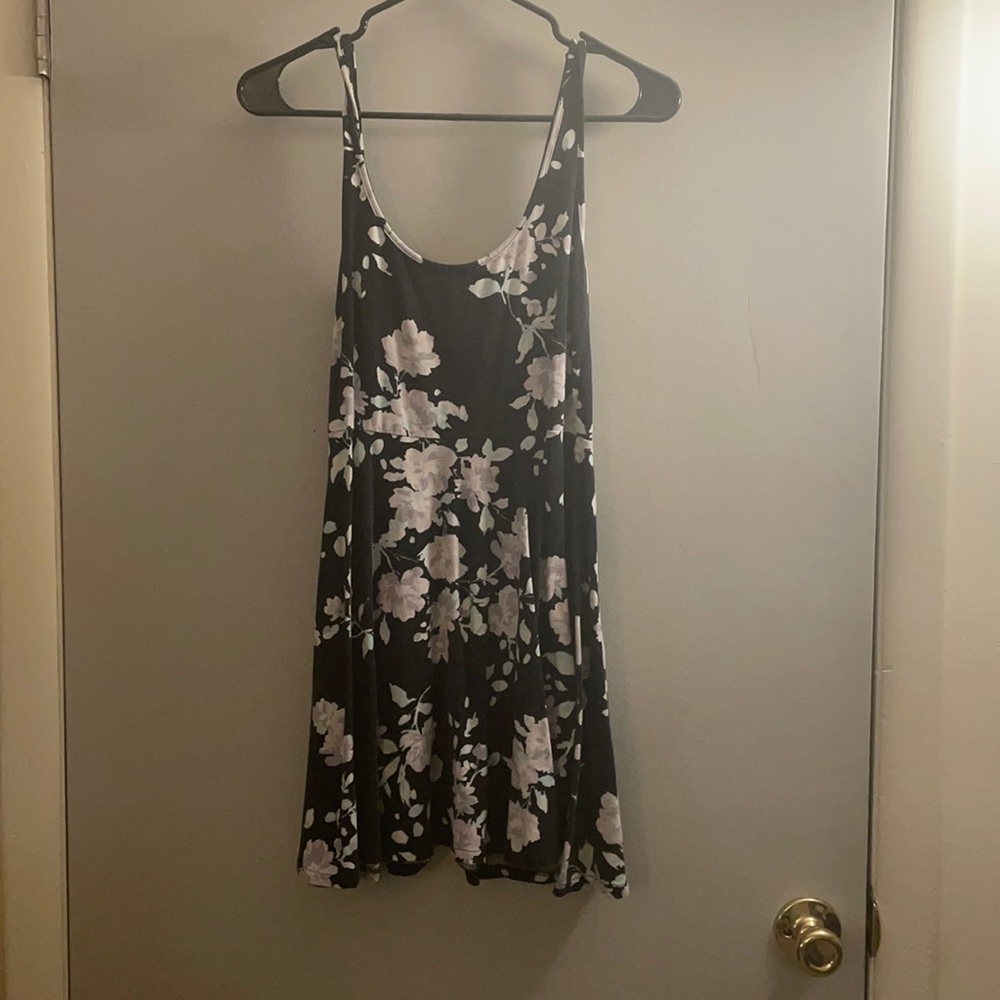 Aeropostale Medium Blue Floral Dress